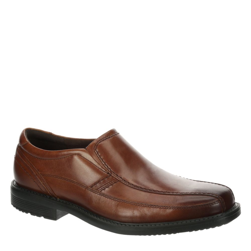 Brown Rockport Mens Style Leader 2 Toe Slip Loafers | Rack Room Shoes