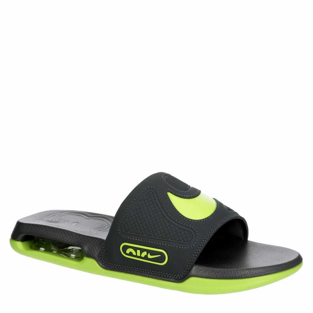 Nike Men's Air Max Cirro Slide Dark Grey Volt, 10