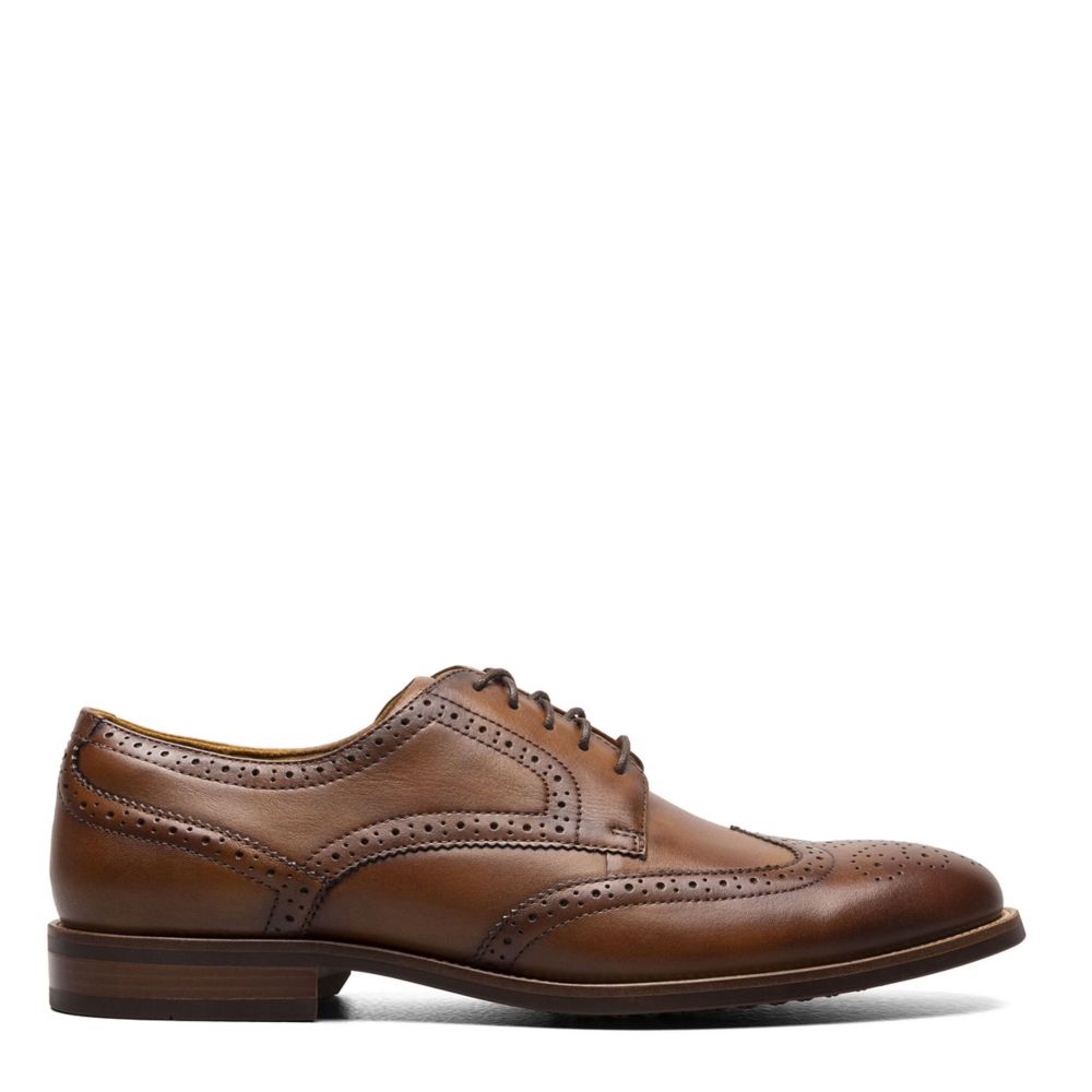 Cognac Florsheim Mens Rucci Wingtip Oxford | Wing Tip | Rack Room Shoes