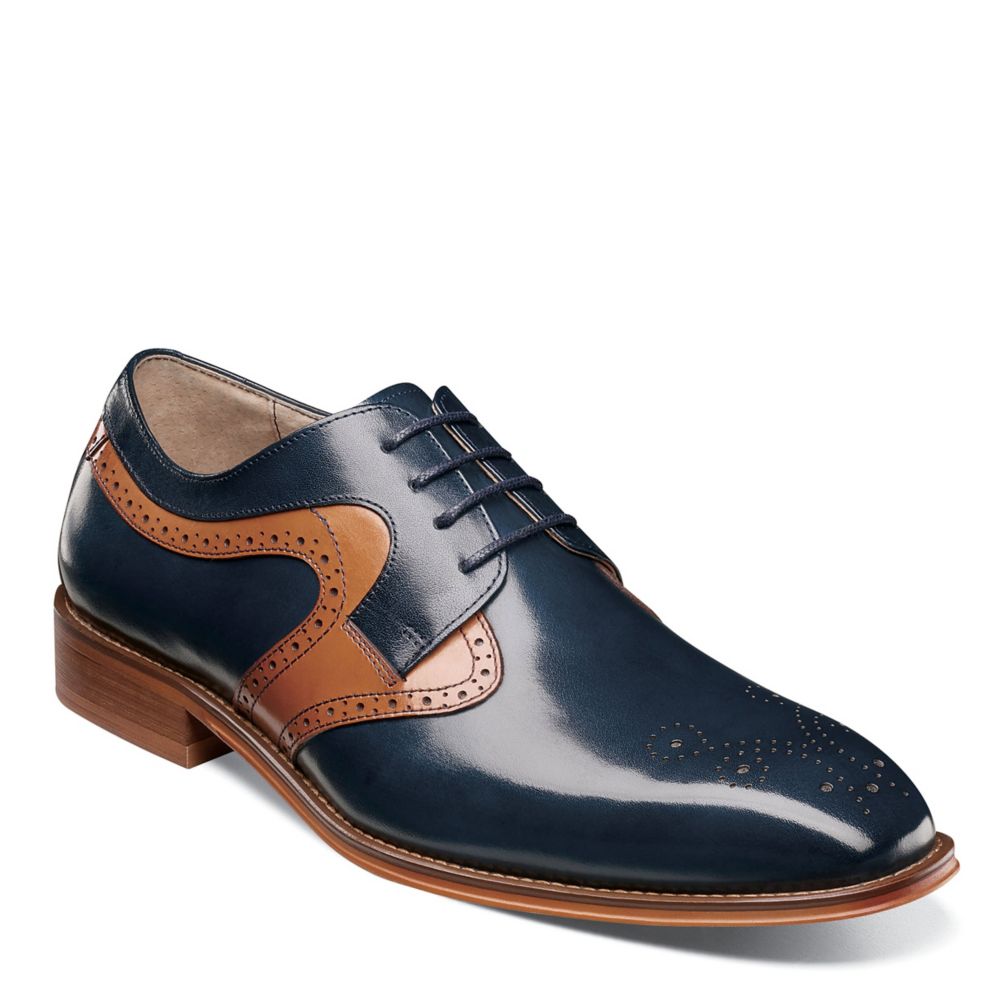 stacy adams emile black medallion toe derbys