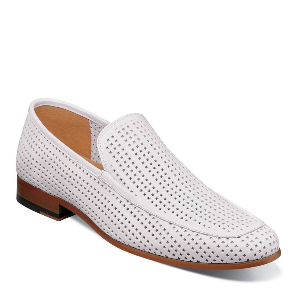 White Stacy Adams Mens Winfeild Loafer Oxford | Loafers | Rack Room Shoes