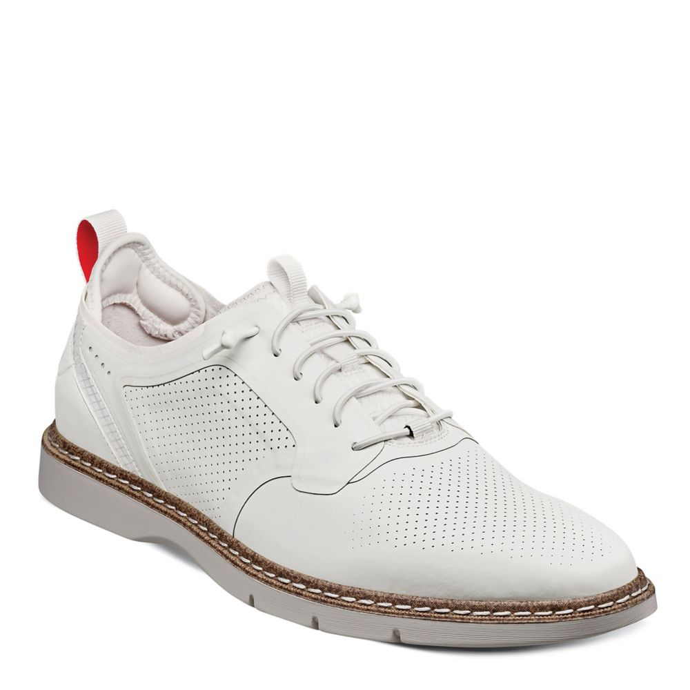 stacy adams mens white shoes