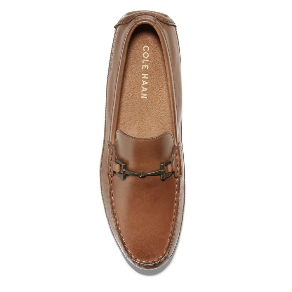 Tan Cole Haan Mens Wyatt Bit Driver Loafer, Loafers