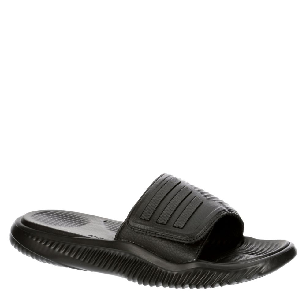 Black Adidas Mens Alphabounce 2.0 Slide Sandal | Sandals | Rack Room Shoes
