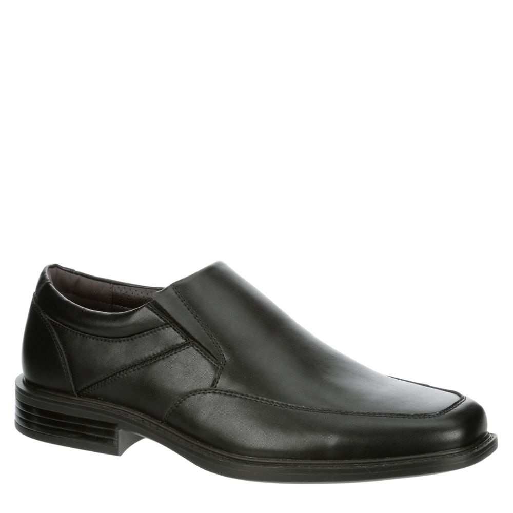 Black Borelli Mens Trenton Slip On Oxford | Loafers | Rack Room Shoes