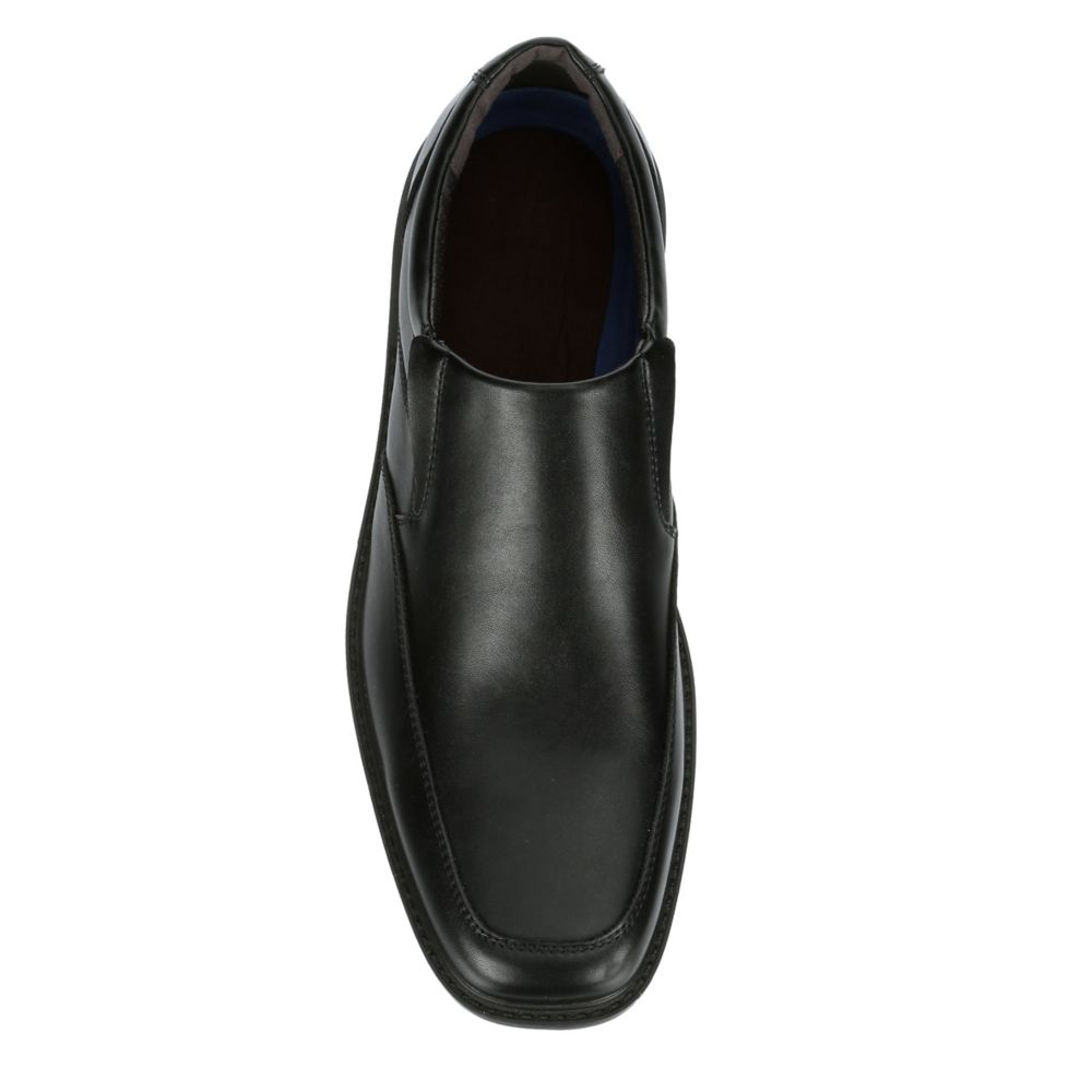 Black Borelli Mens Trenton Slip On Oxford | Loafers | Rack Room Shoes