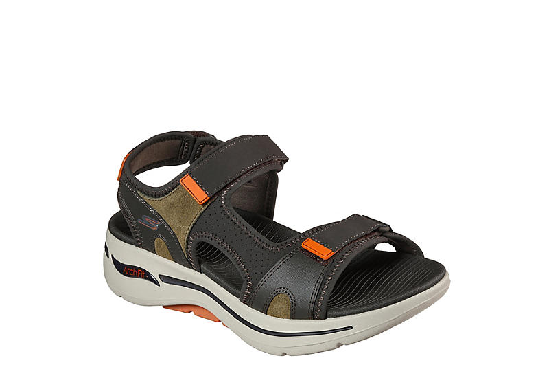 Rook Tot stand brengen hemel Olive Skechers Mens Go Walk Arch Fit Sandal | Sandals | Rack Room Shoes