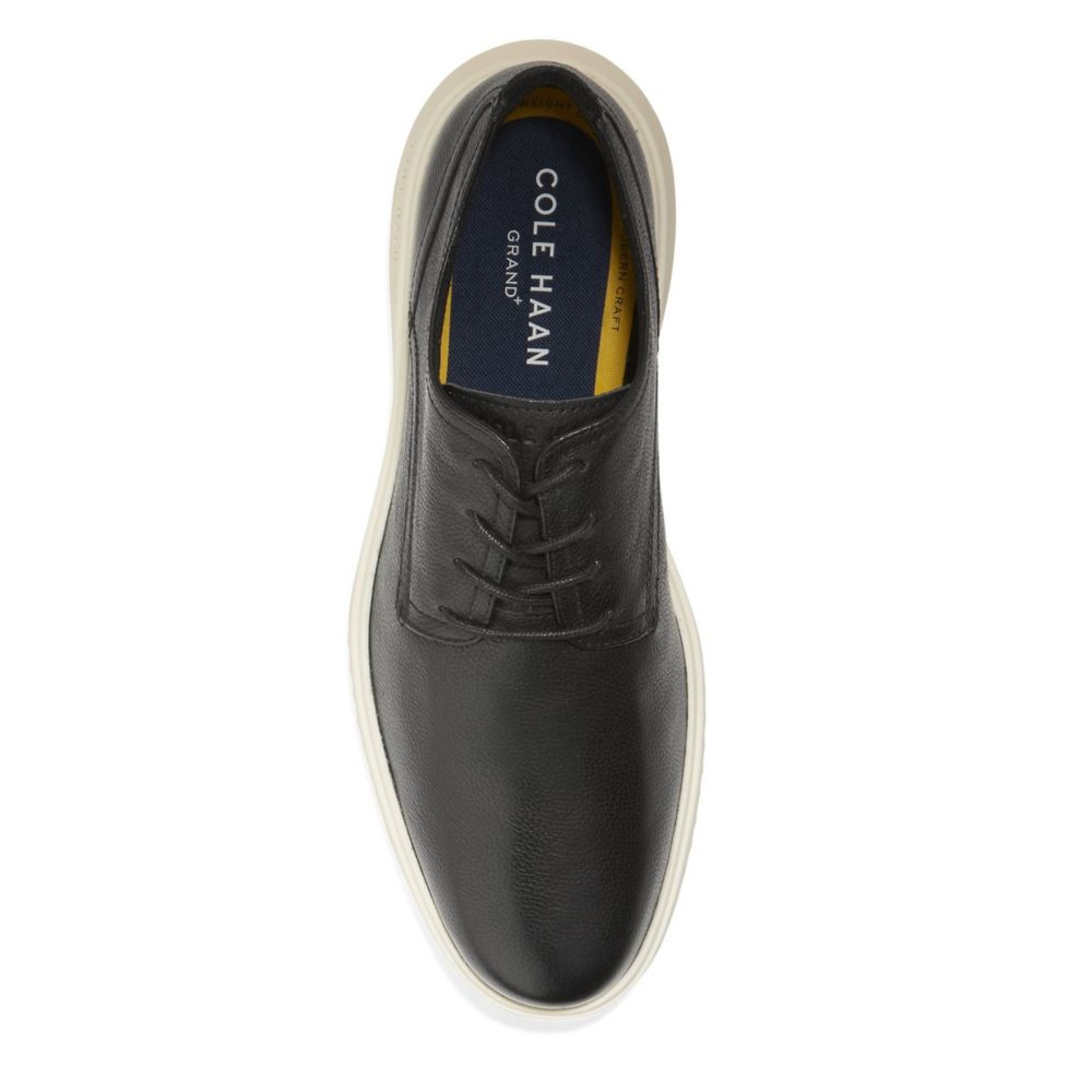 MENS GRAND PLAIN TOE OXFORD BLACK