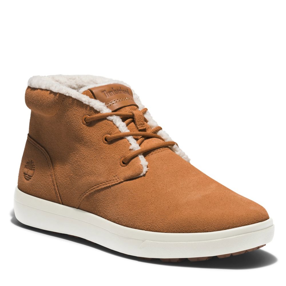 TIMBERLAND - Men's brown leather Ashwood Park chukka 