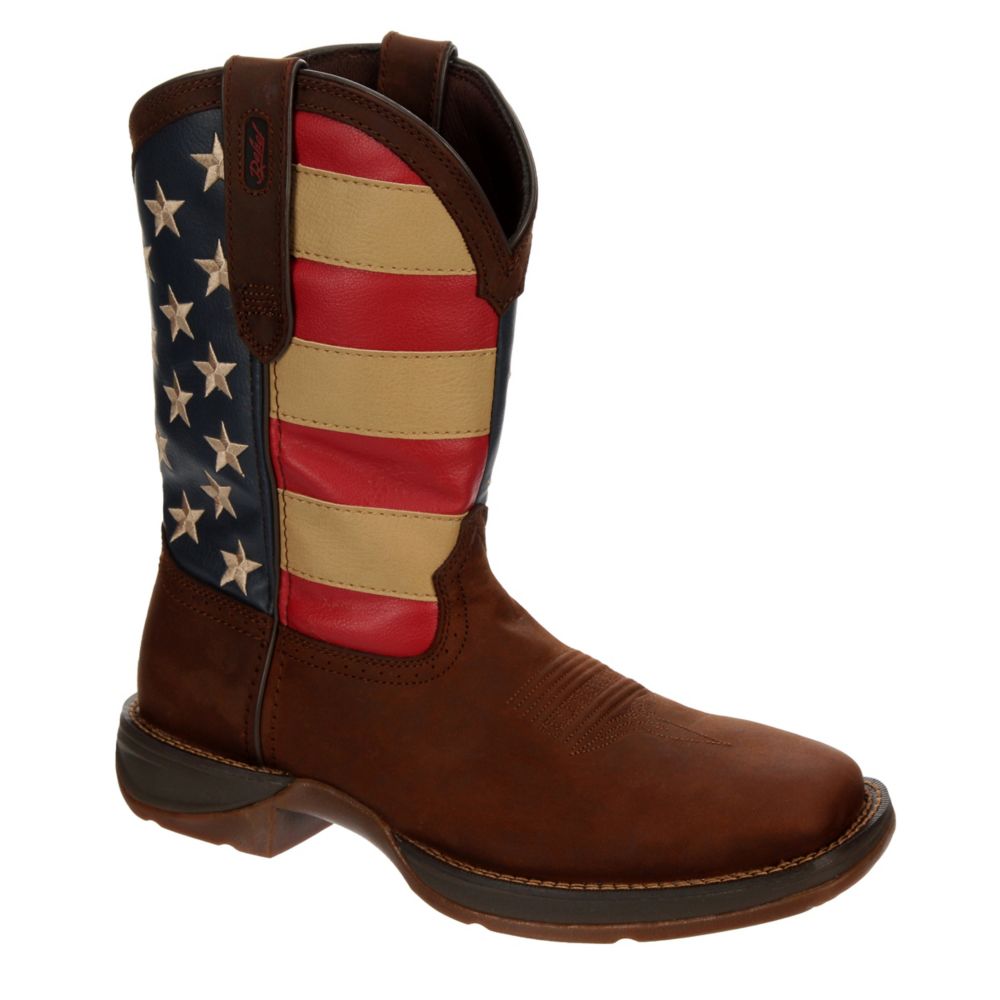 MENS FLAG WESTERN BOOT