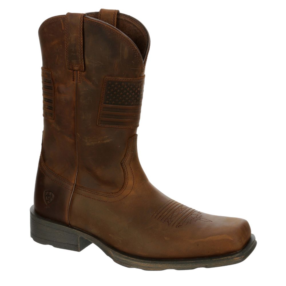 Brown Ariat Mens Rambler Patriot Western Boot Rack Room Shoes
