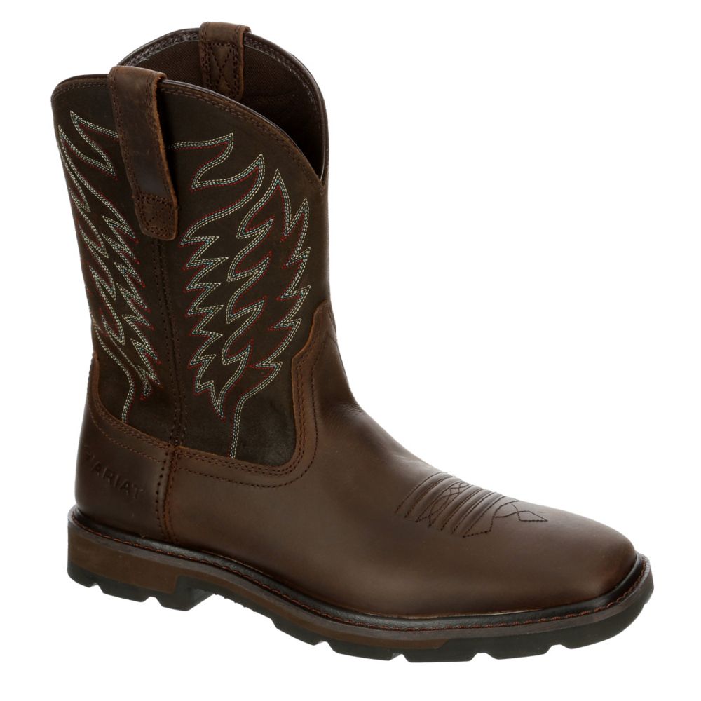 MENS GROUNDBREAKER WESTERN WORK BOOT