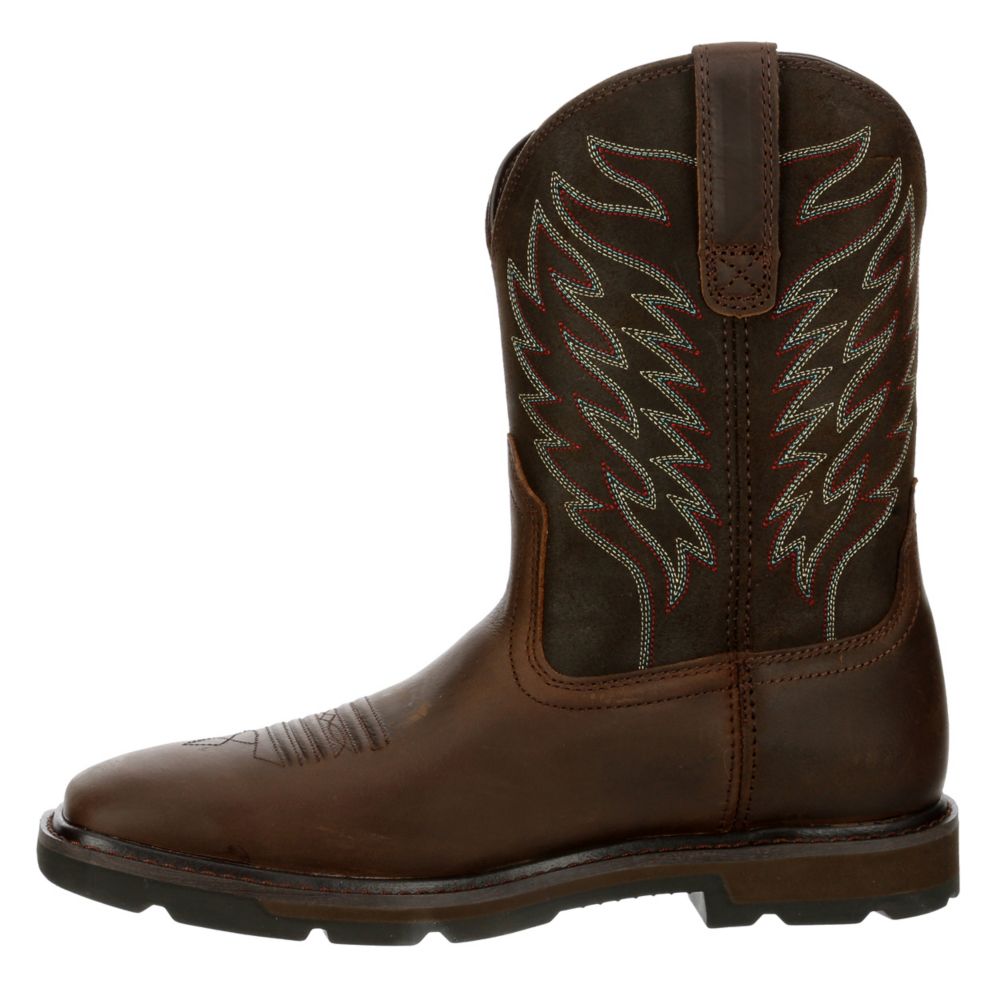 MENS GROUNDBREAKER WESTERN WORK BOOT