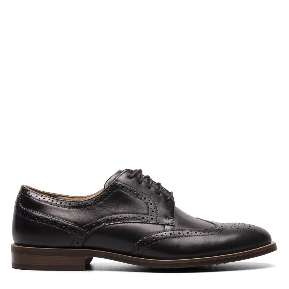 Black Florsheim Mens Rucci Wing Tip Oxford | Wing Tip | Rack Room Shoes