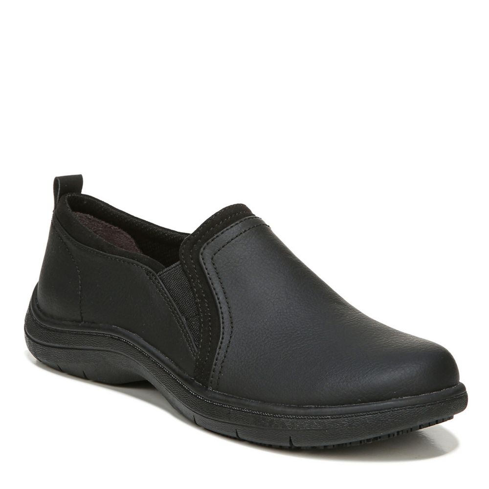 dr scholl's black leather shoes