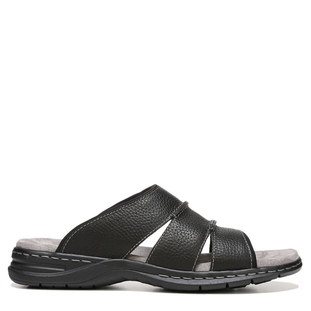 Black Dr. Scholl's Mens Gordon Slide Sandal Rack Room Shoes