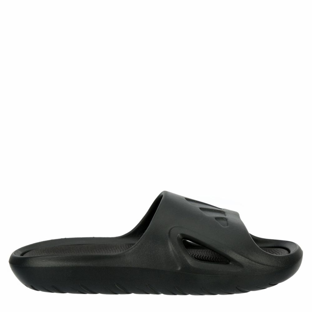 Black Mens Adicane Slide Sandal | Adidas | Rack Room Shoes