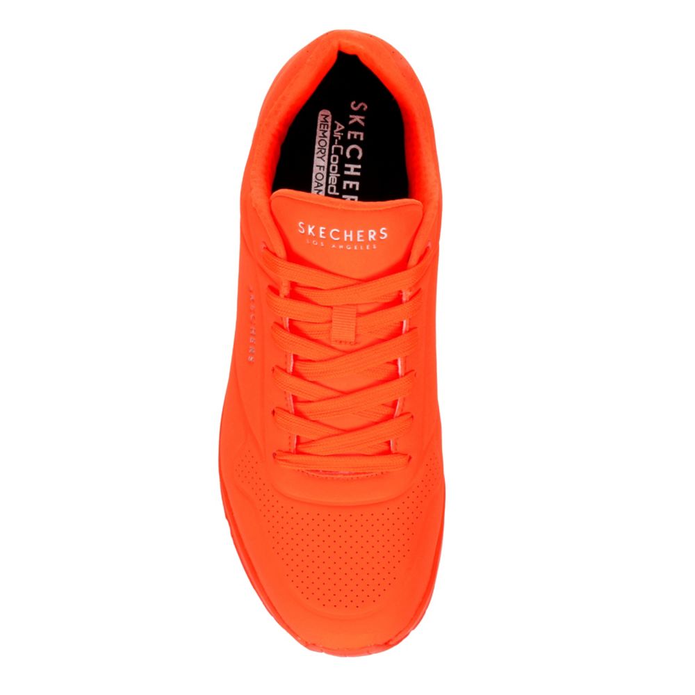 Skechers factory on sale mens orange