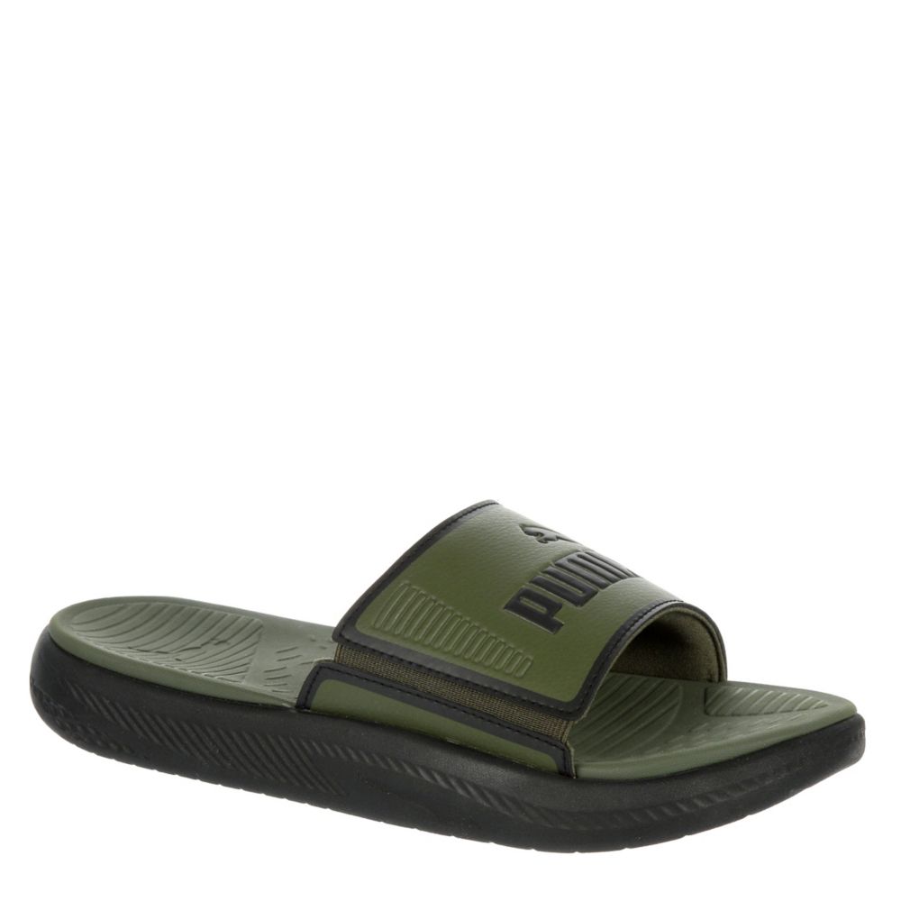 Puma slides mens store olive