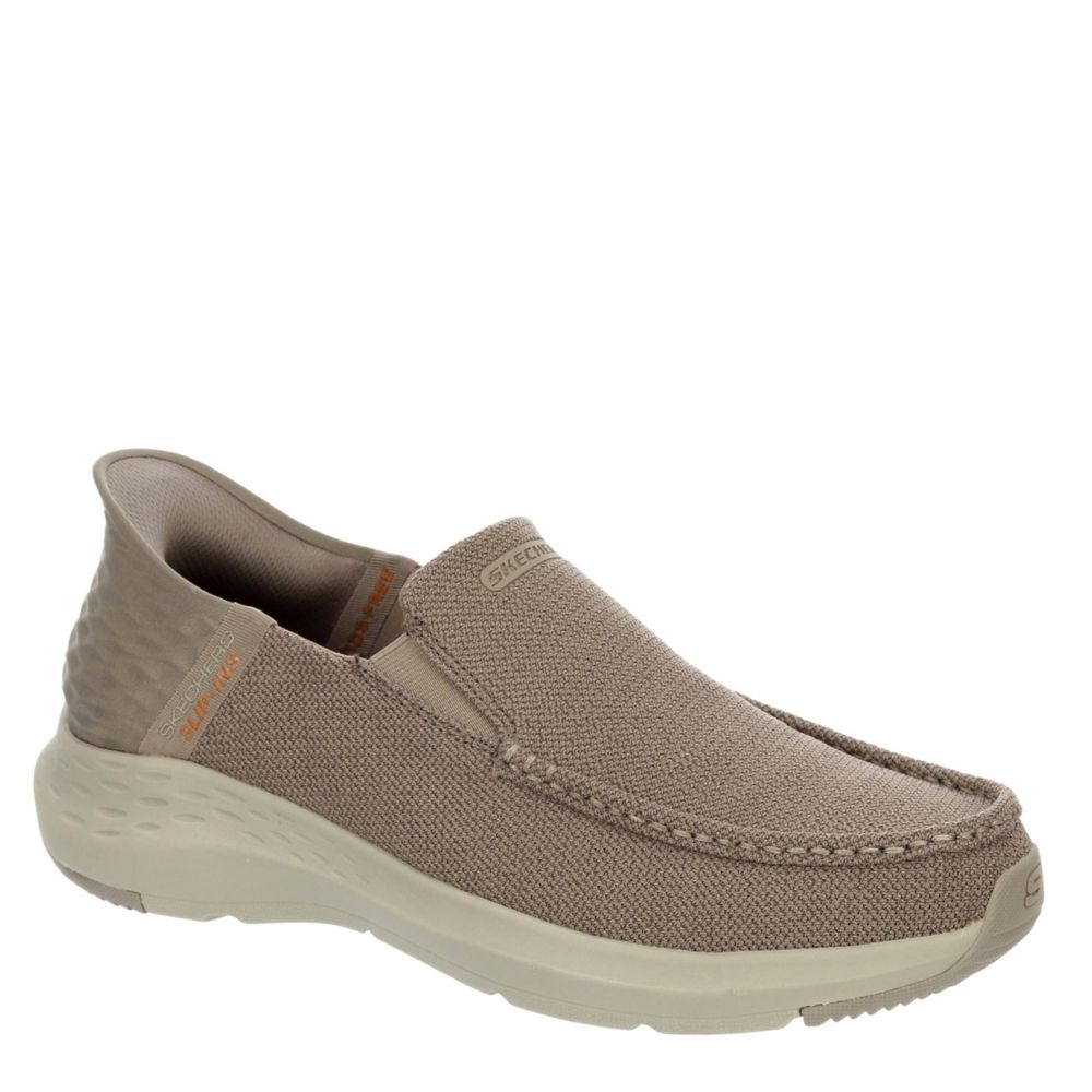 Skechers men's hot sale pull on shoes