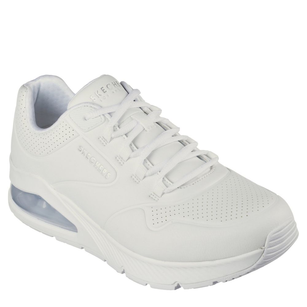 White skechers shop men's sneakers