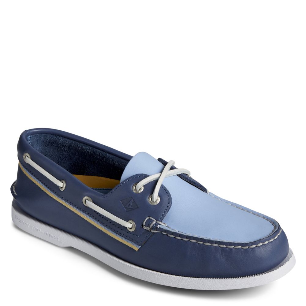 Blue sperry shop topsiders men's