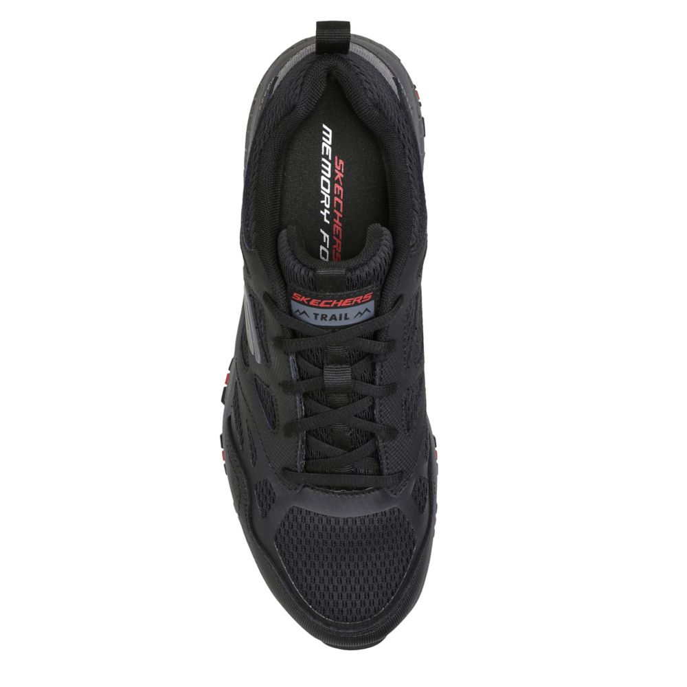 Black Skechers Mens Hillcrest Hiking Shoe Rack Room Shoes