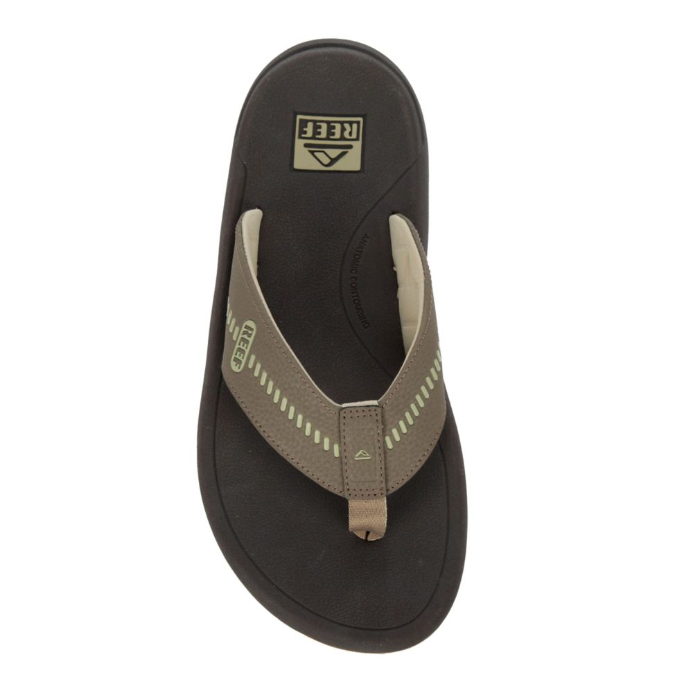 Brown Mens Swellsole Rover Flip Flop Sandal Reef Rack Room Shoes