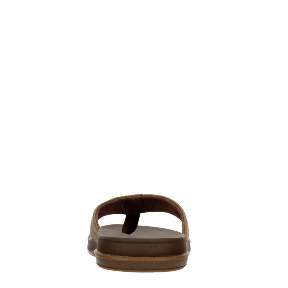 Tan Mens Cushion Spring Lux Flip Flop Sandal | Reef | Rack Room Shoes