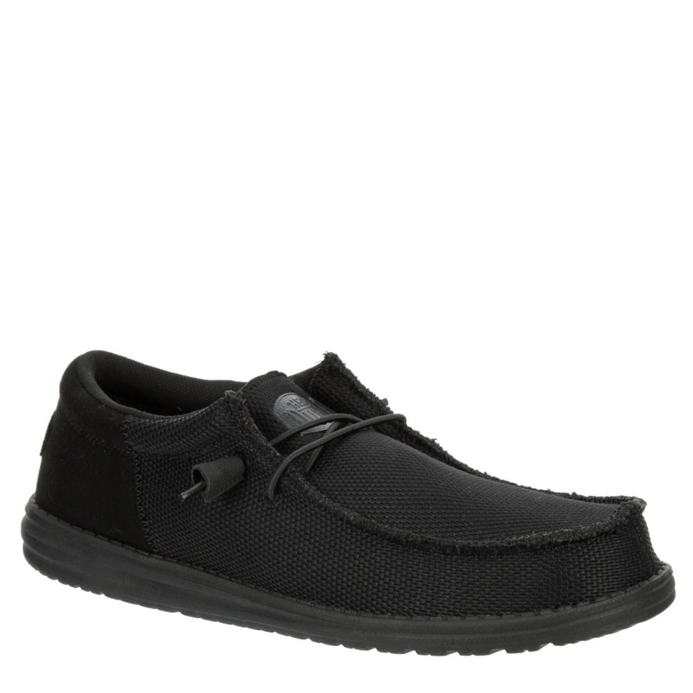 MENS WALLY FUNK MONO SLIP ON SNEAKER - BLACK