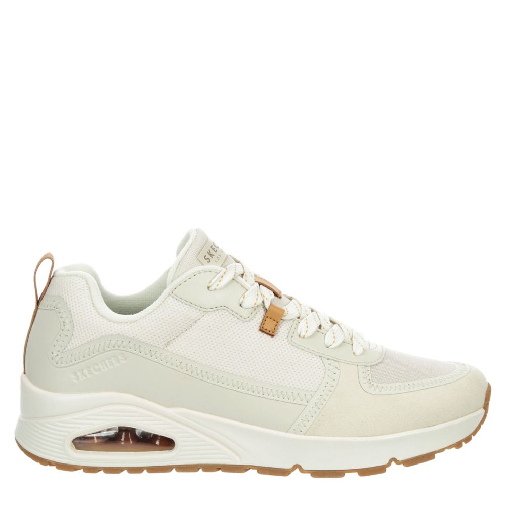 Off White Mens Uno Sneaker, Skechers