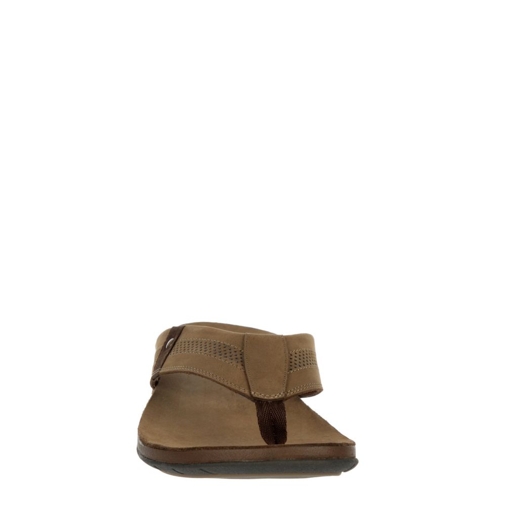 MENS NEWPORT FLIP FLOP SANDAL - TAN