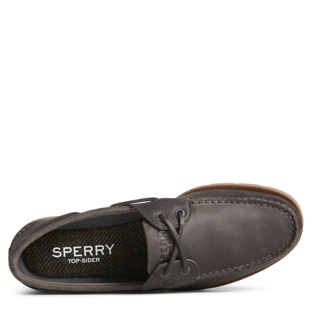 MENS LEEWARD BOAT SHOE BROWN