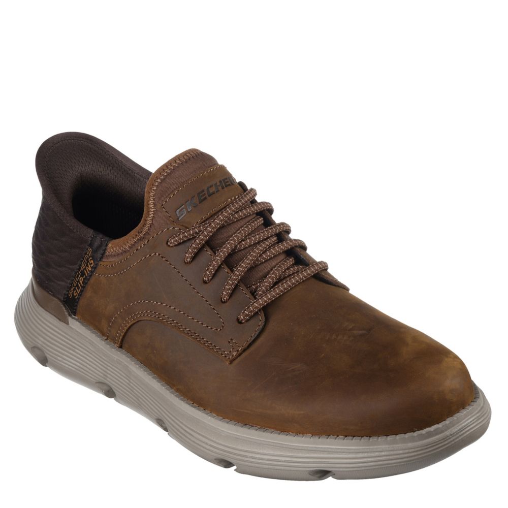 Skechers slip shop on brown