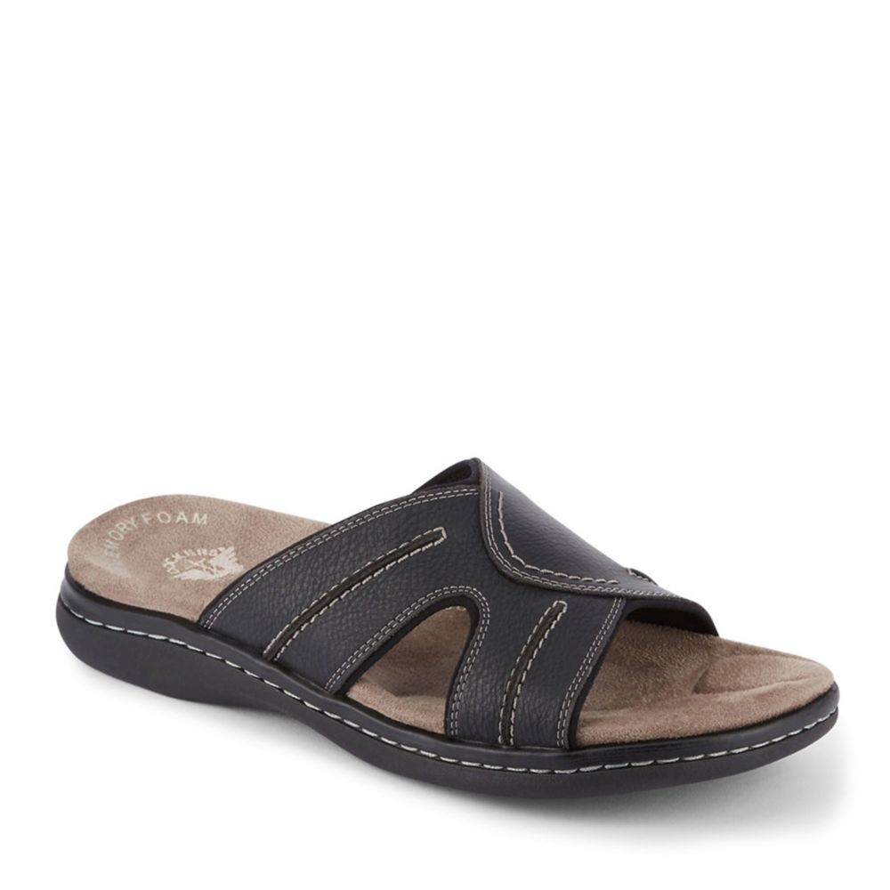 Black Dockers Mens Sunland Slide Sandal | Sandals | Rack Room Shoes