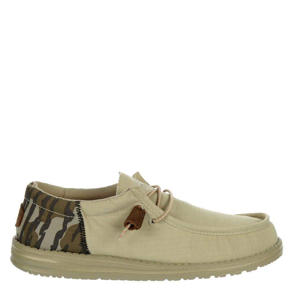 MENS WALLY MOSSY OAK SLIP ON SNEAKER