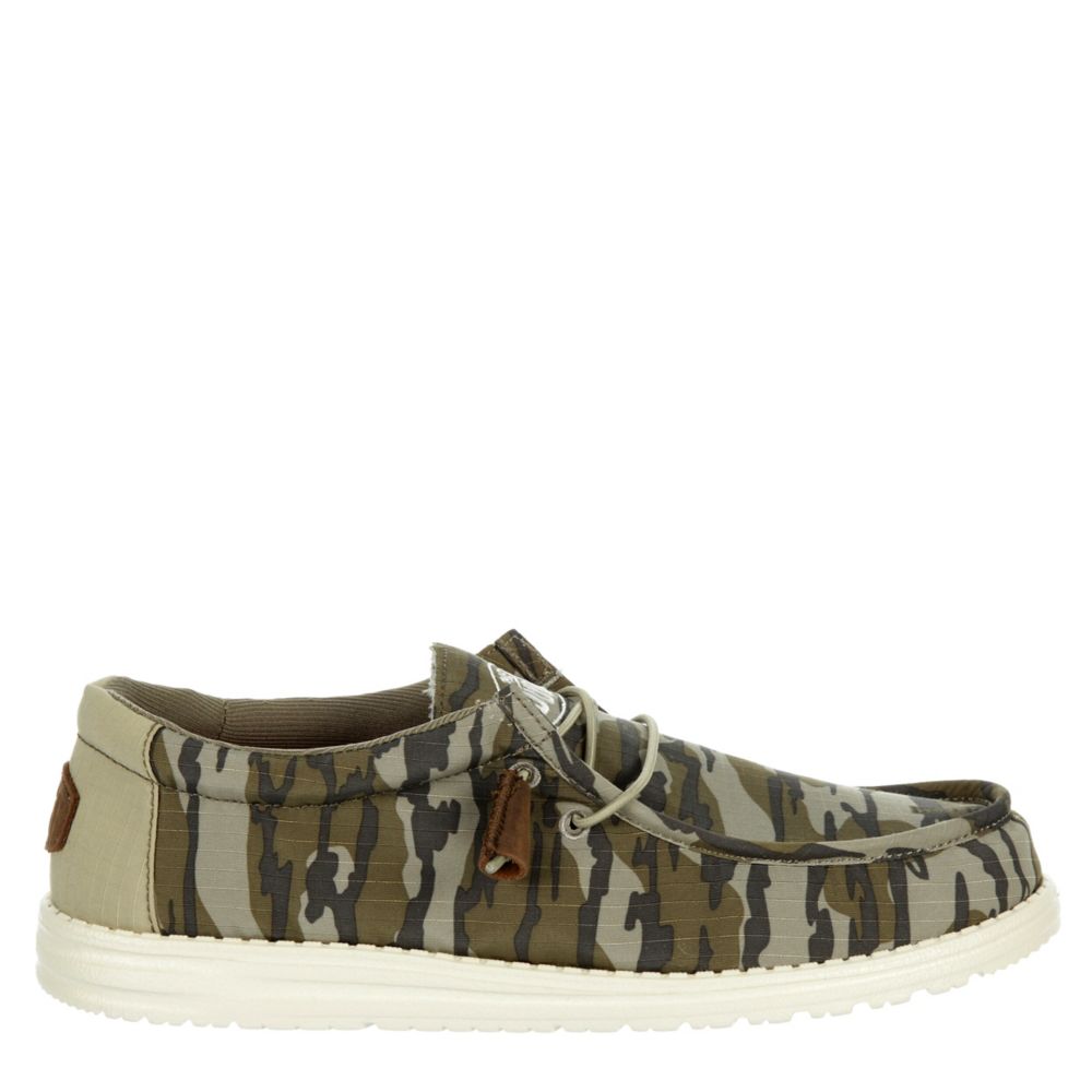 MENS WALLY MOSSY OAK SLIP ON SNEAKER