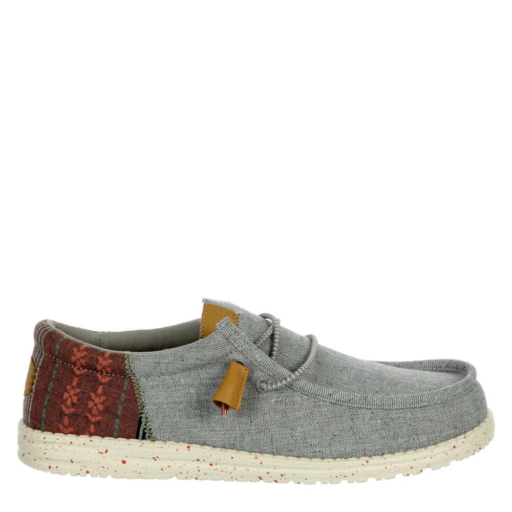 MENS WALLY SLIP ON SNEAKER GREY