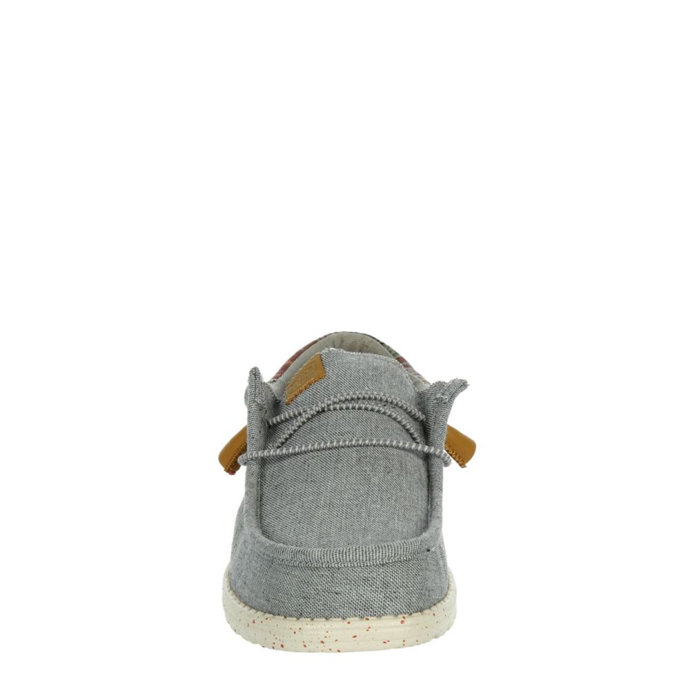 MENS WALLY SLIP ON SNEAKER GREY