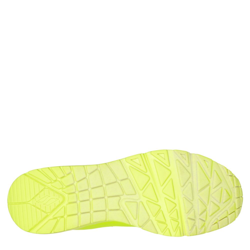 Bright Yellow Skechers Mens Uno Stand Air Sneaker | Athletic & Sneakers ...
