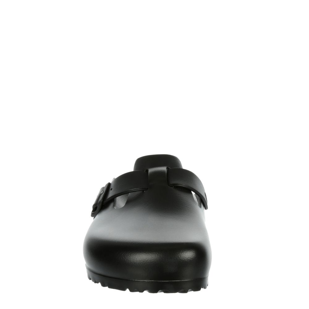 Men's Boston Clog - Black Leather