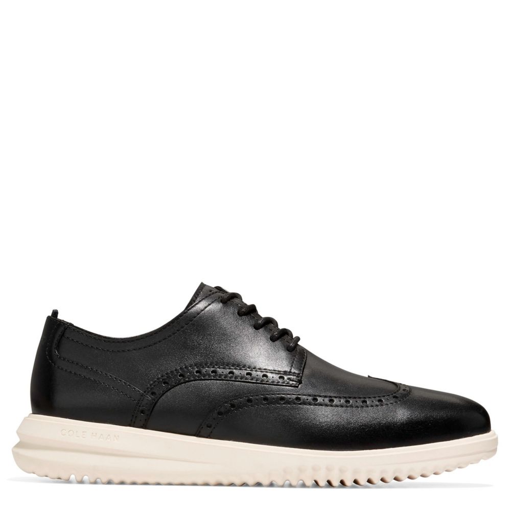 Black Mens Grand+ Wingtip Oxford | Cole Haan | Rack Room Shoes