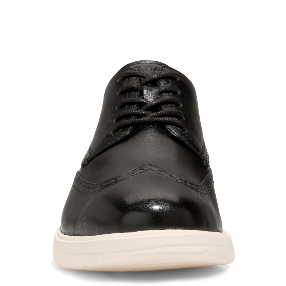 Black Cole Haan Mens Grand+ Wingtip Oxford | Rack Room Shoes