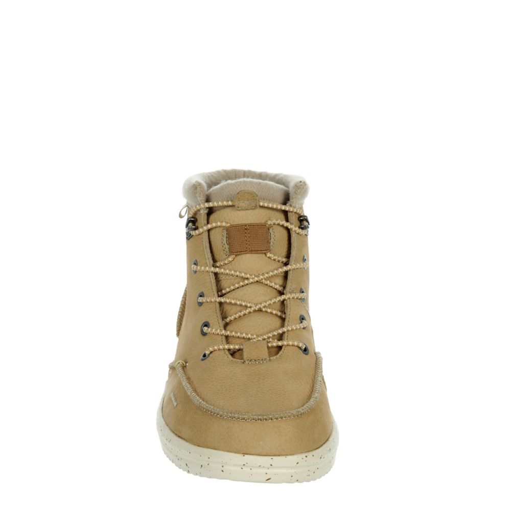 Wheat Heydude Mens Bradley Sneaker Lace-up Boot | Athletic