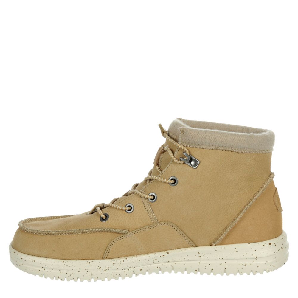 Wheat Heydude Mens Bradley Sneaker Lace-up Boot | Athletic