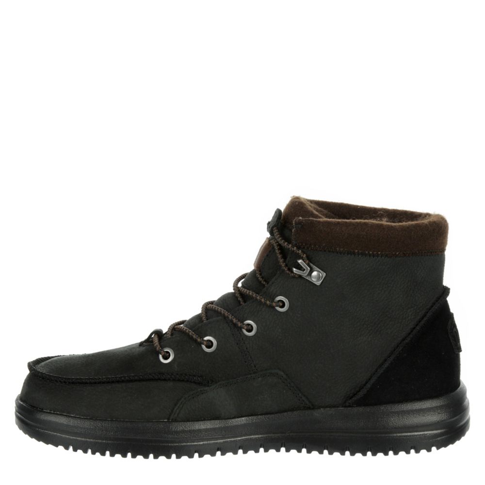 Black Heydude Mens Bradley Sneaker Lace-up Boot | Rack Room Shoes