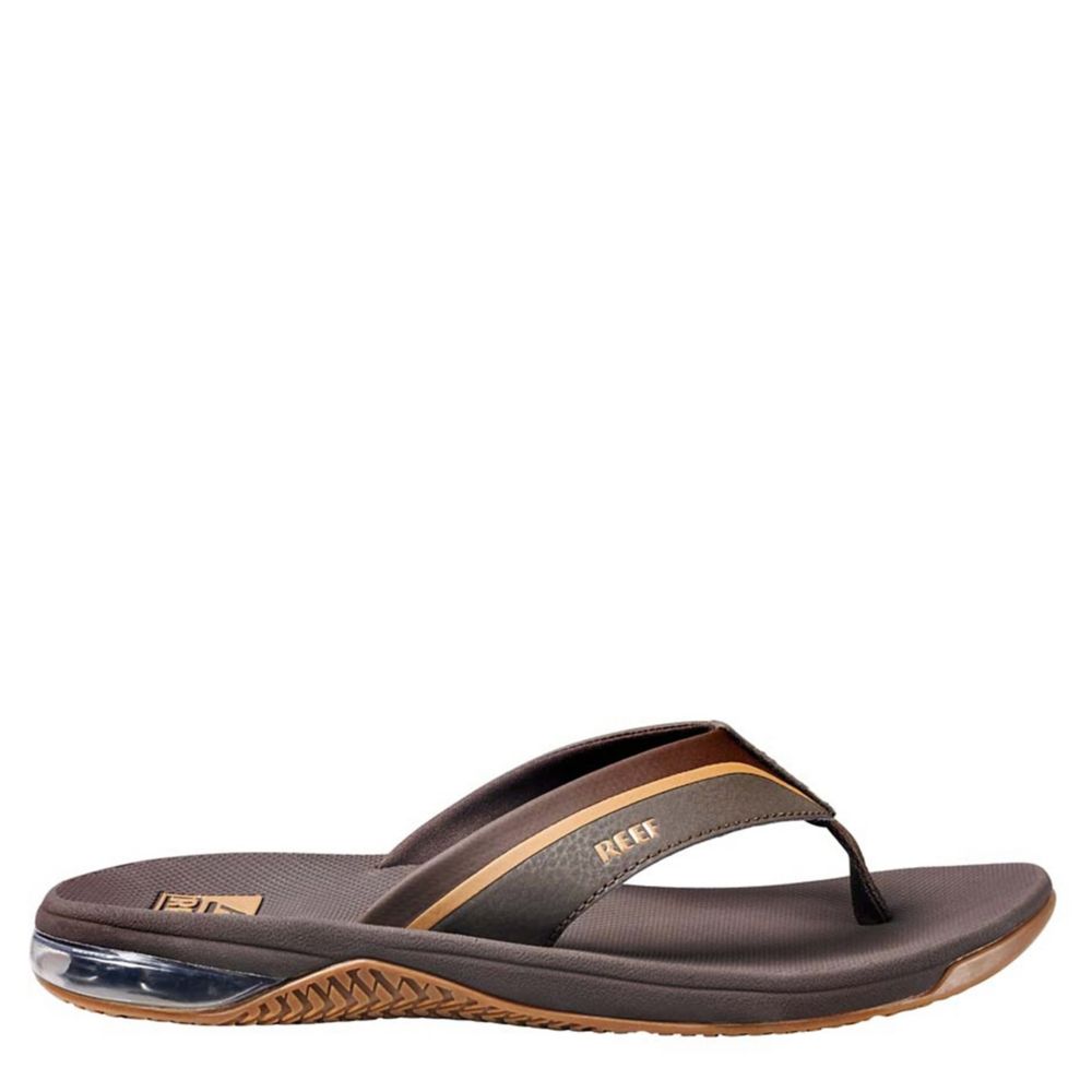 Afrika vis niets Brown Reef Mens Anchor Flip Flop Sandal | Sandals | Rack Room Shoes