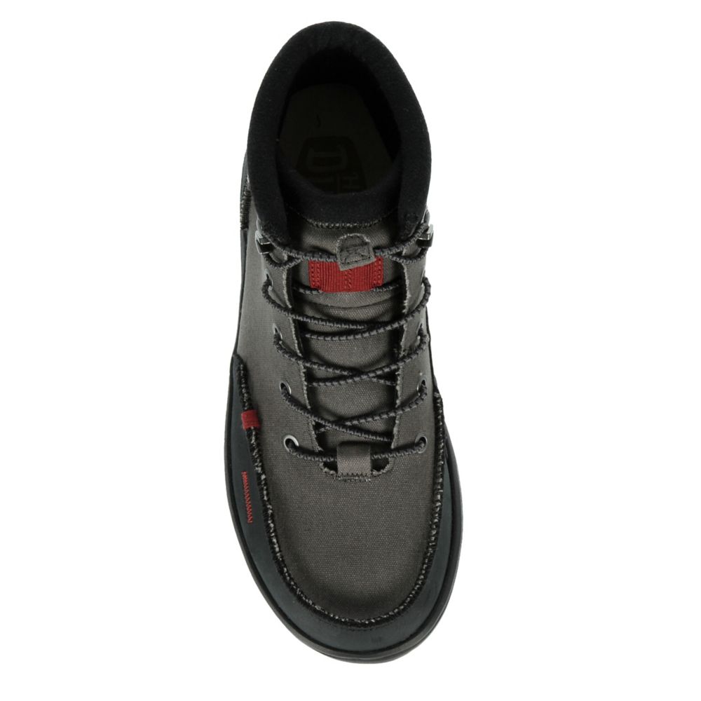 Grey Heydude Mens Bradley Sneaker Lace-up Boot | Sneaker Boots