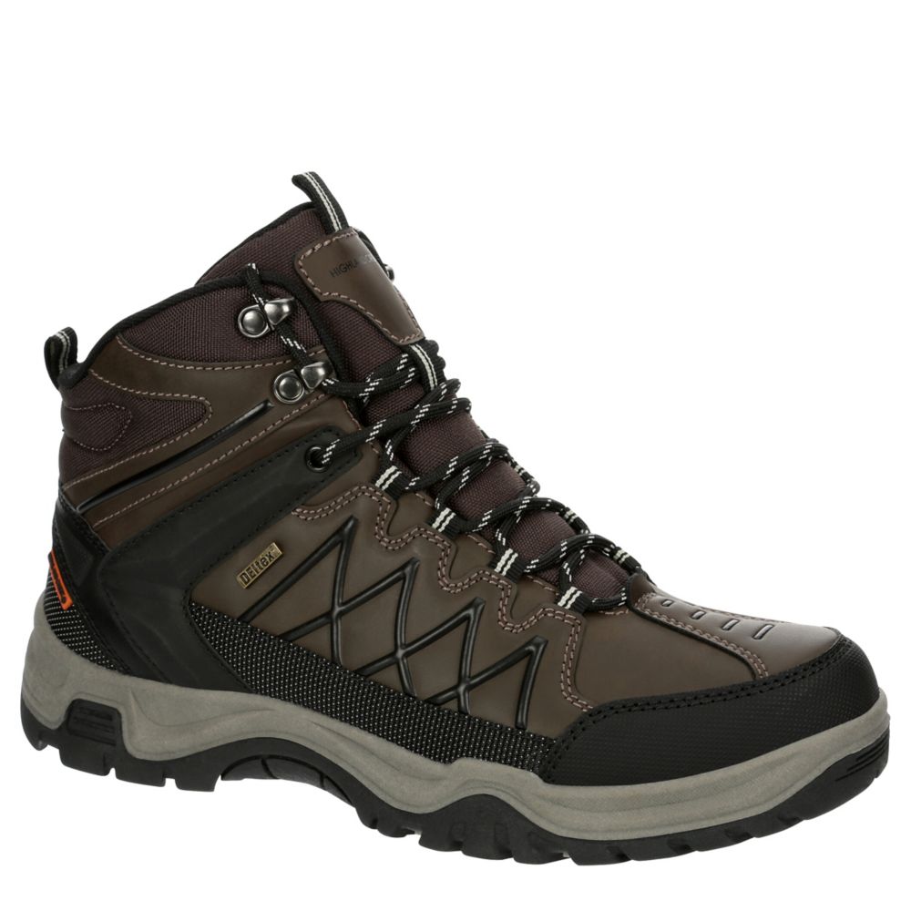 Brown Mens Ridge Mid Hiking Boot | Highland Creek | Rack Room Shoes