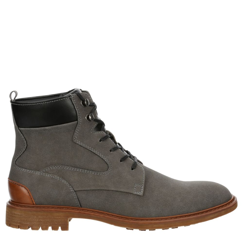 MENS ROGER LACE UP BOOT GREY